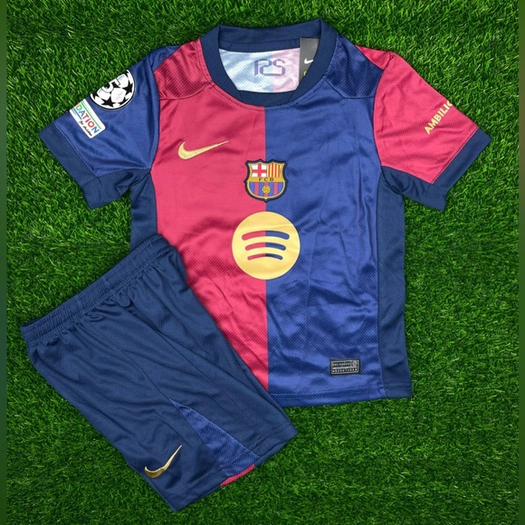 •SALE• NEW CLUB BARCELONA HOME LAMINE YAMAL KIDS SET! - Picture 2 of 5